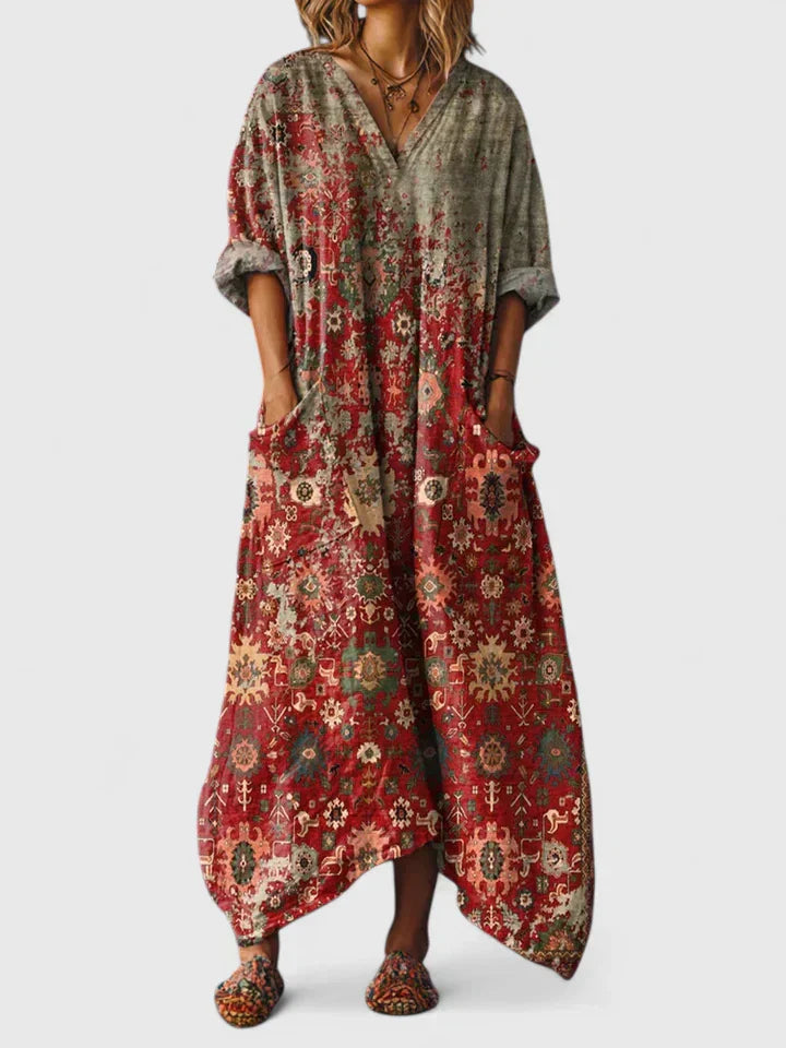 Mariana | Printed  Maxi Dress