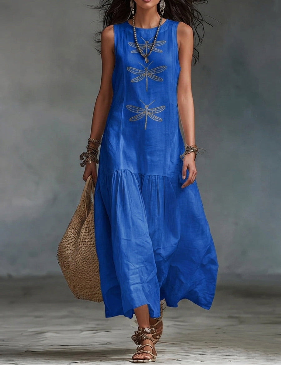 Geneva | Sleeveless Flowing Maxi Dress