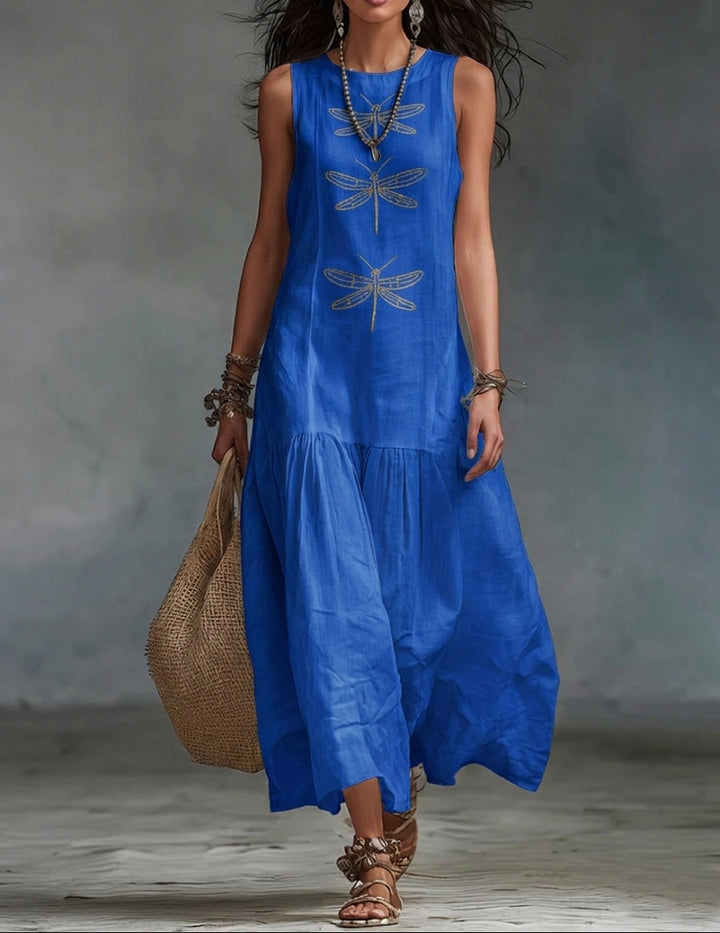 Geneva | Sleeveless Flowing Maxi Dress
