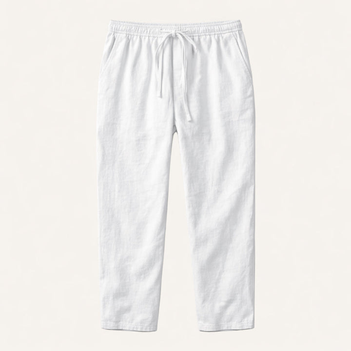 The Meadowgate Men’s Lightweight Breathable Drawstring Cotton Linen Pants