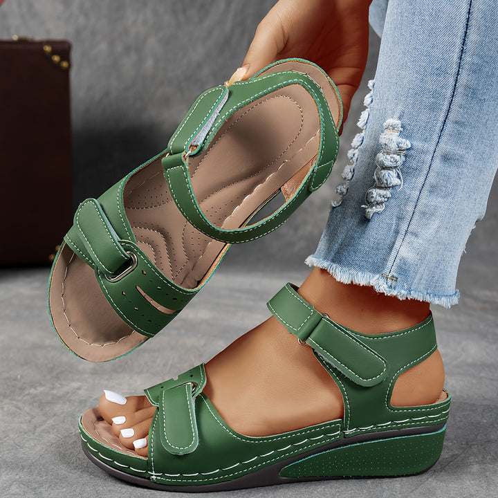 Isla | Wedge Sandals with Adjustable Straps