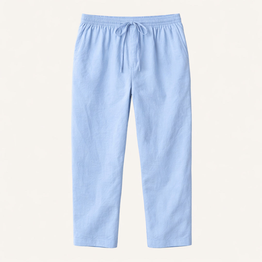 The Meadowgate Men’s Lightweight Breathable Drawstring Cotton Linen Pants