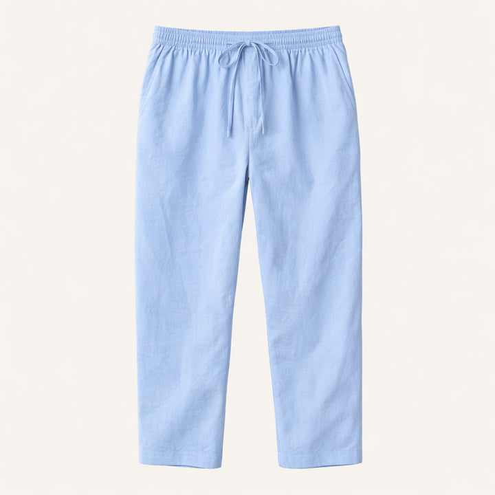 The Meadowgate Men’s Lightweight Breathable Drawstring Cotton Linen Pants