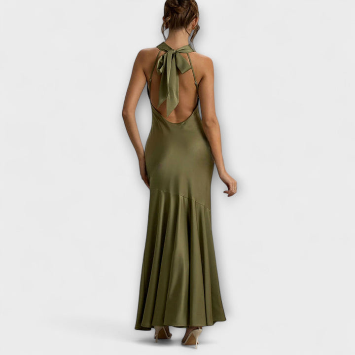 Satin Maxi Dress for Special Occasions