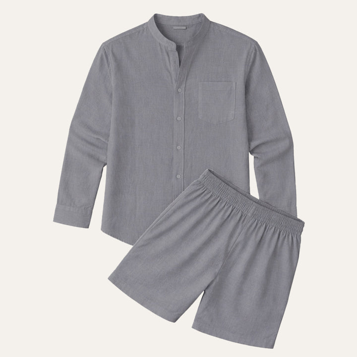 The Algrave Linen Set – Summer Co Ord for Men