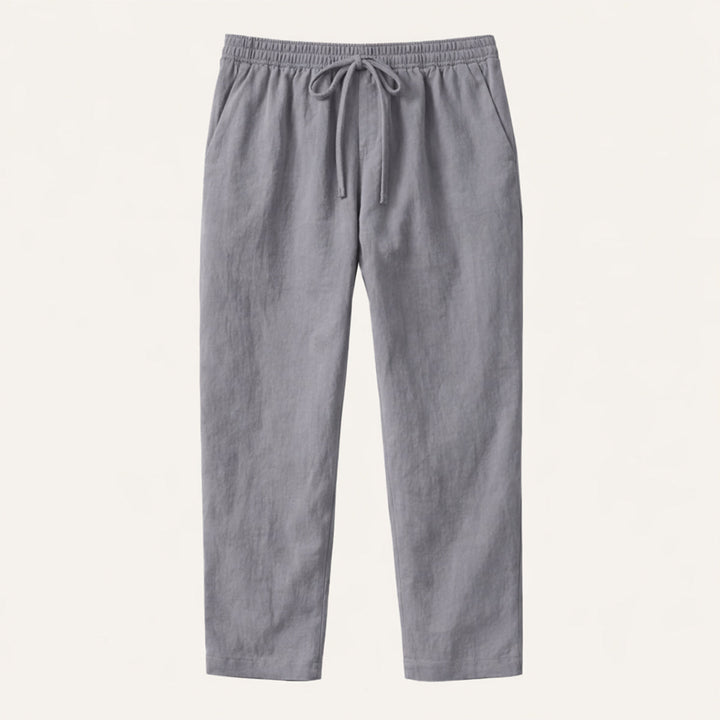 The Meadowgate Men’s Lightweight Breathable Drawstring Cotton Linen Pants