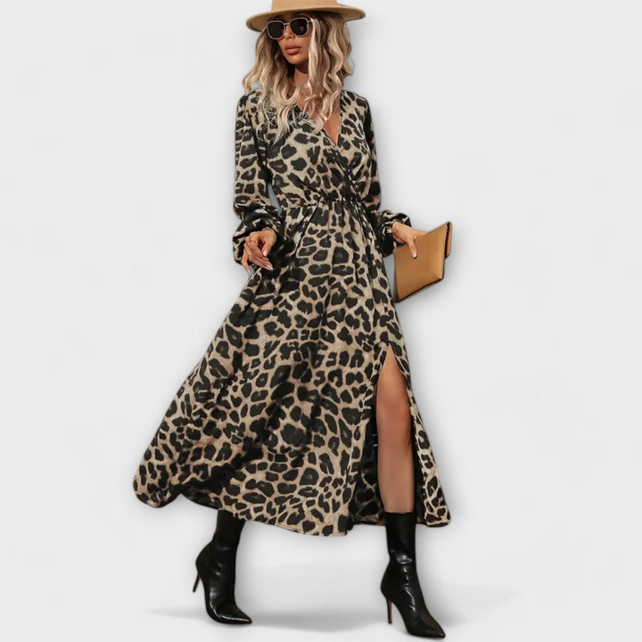 Chic Leopard Print Dress for Day or Night