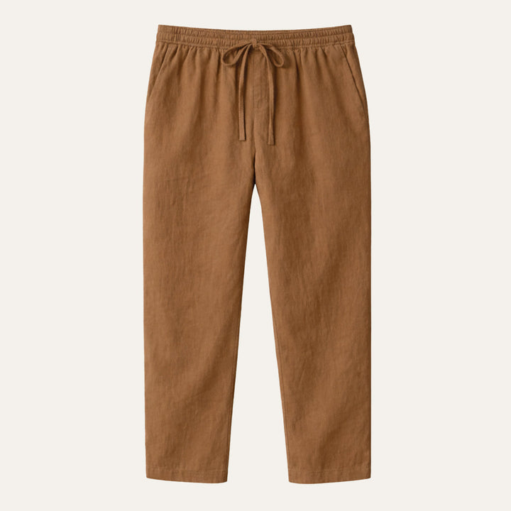 The Meadowgate Men’s Lightweight Breathable Drawstring Cotton Linen Pants
