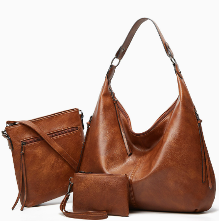 Francesca | Slouchy Three-Piece Hobo Bag Set