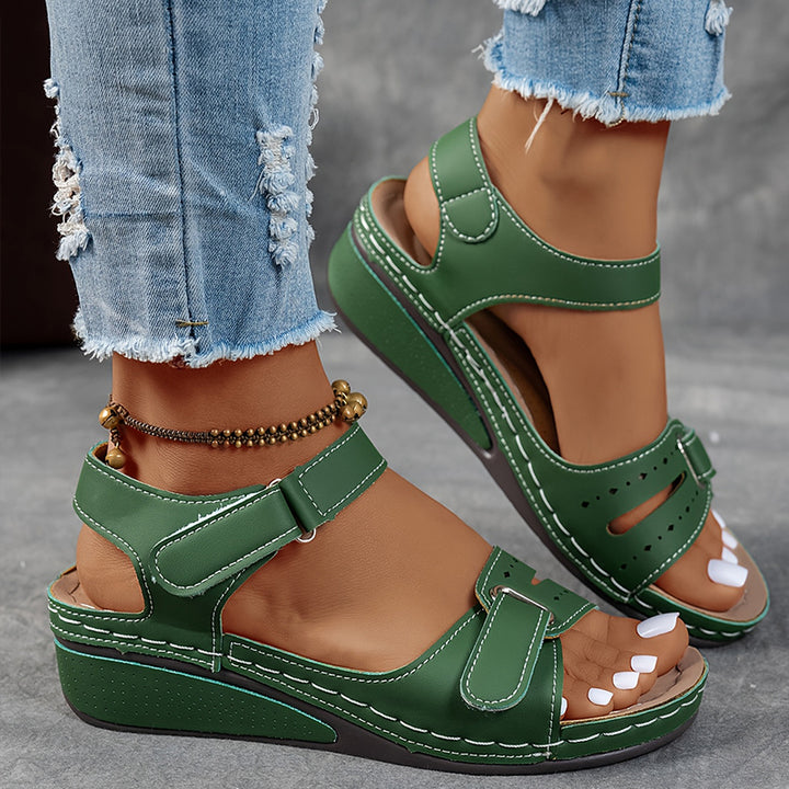 Isla | Wedge Sandals with Adjustable Straps