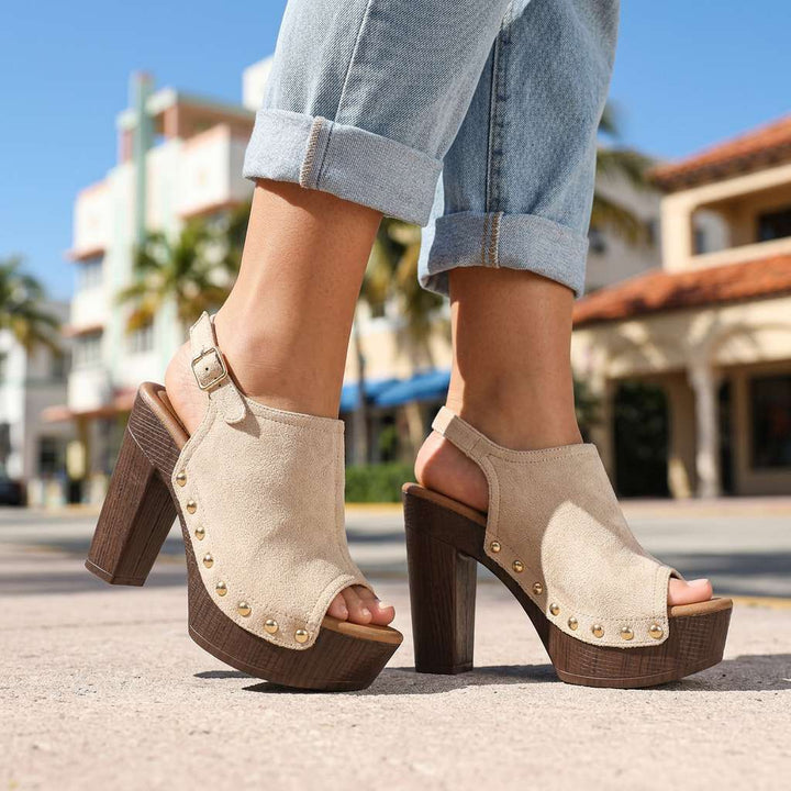 Valentina Block Heels