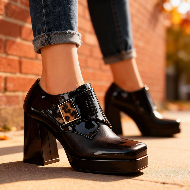 Natalie Block Heels