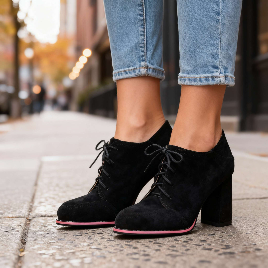 Kiana Lace-Up Heels
