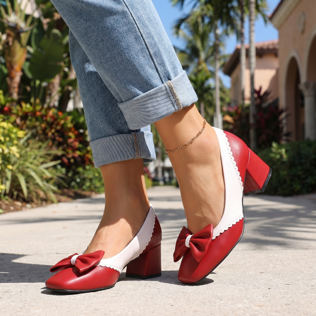 Vanessa Bow Heels
