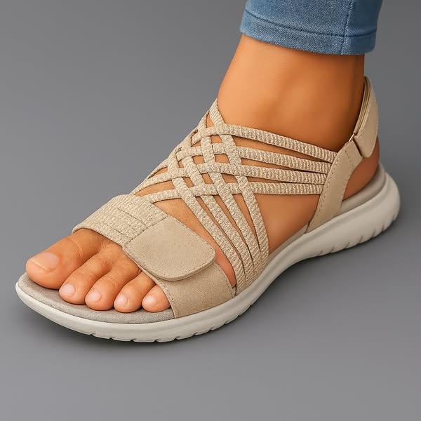Valentina | Cross Strap Comfort Sandals