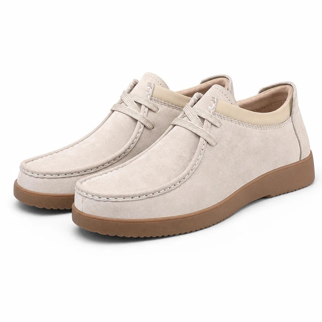 Lincoln Suede Moc-Toe Shoes