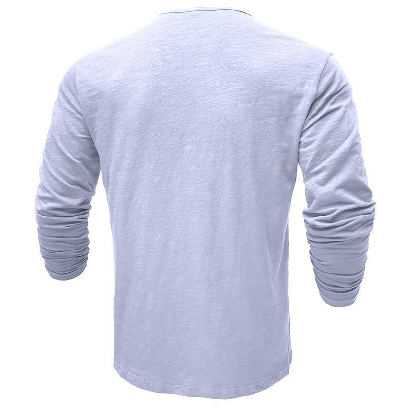 Gerald - Classic Long Sleeve Henley Shirt