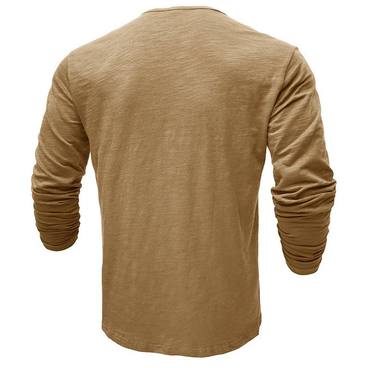 Gerald - Classic Long Sleeve Henley Shirt