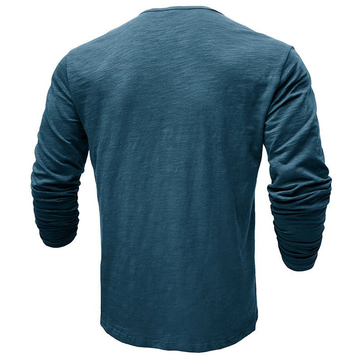 Gerald - Classic Long Sleeve Henley Shirt