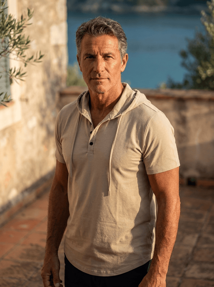 Rhett - Relaxed Fit Henley Hoodie