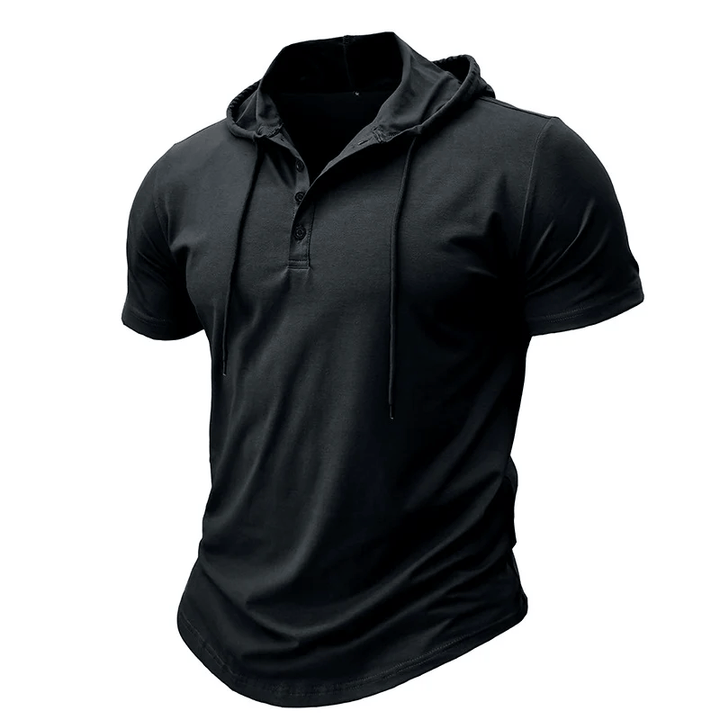 Rhett - Relaxed Fit Henley Hoodie