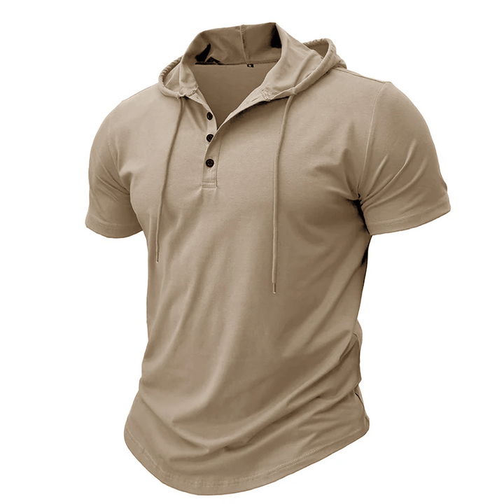 Rhett - Relaxed Fit Henley Hoodie
