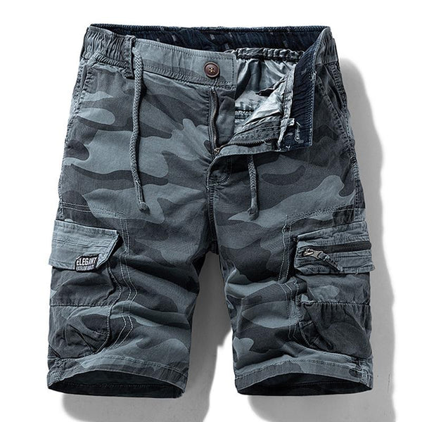 Marshall - Retro Camouflage Cargo Shorts | By Julian & Claire Toronto