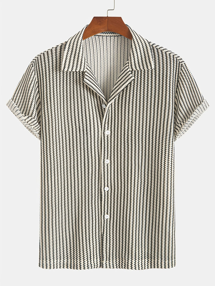 Tatum - Refined Striped Button-Up Shirt