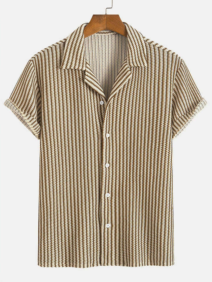 Tatum - Refined Striped Button-Up Shirt