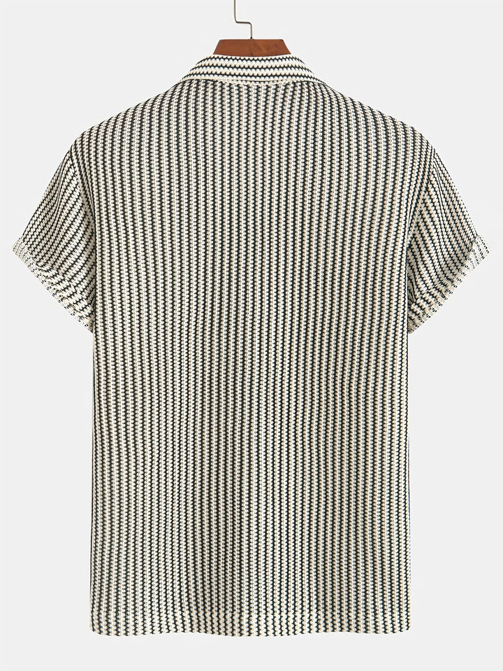 Tatum - Refined Striped Button-Up Shirt