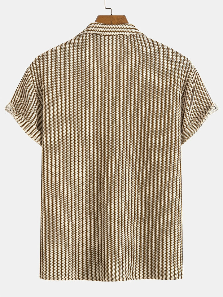 Tatum - Refined Striped Button-Up Shirt