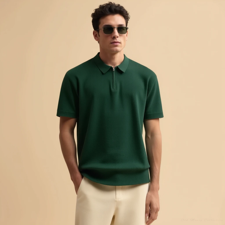 Caleb - Zip-Up Polo