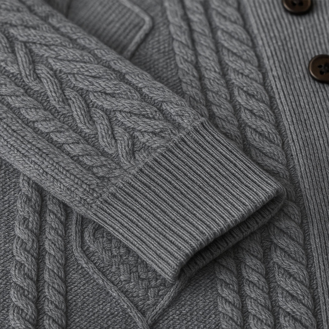 The Manchester 100% Cashmere Cardigan for Men