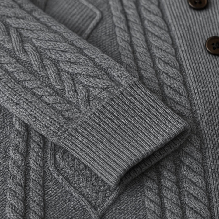 The Manchester 100% Cashmere Cardigan for Men