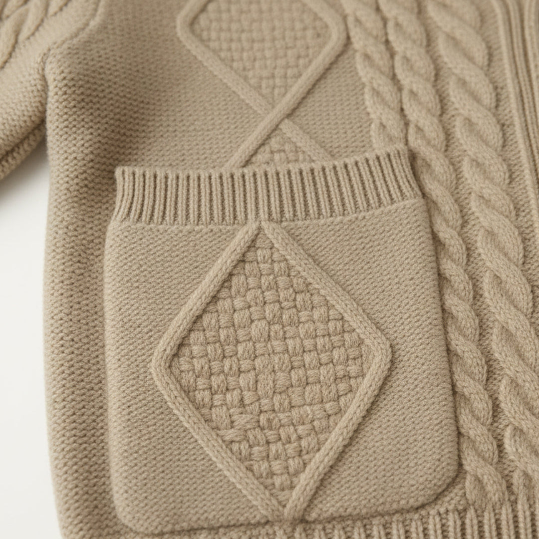 The Lanchester 100% Cashmere Cardigan for Men
