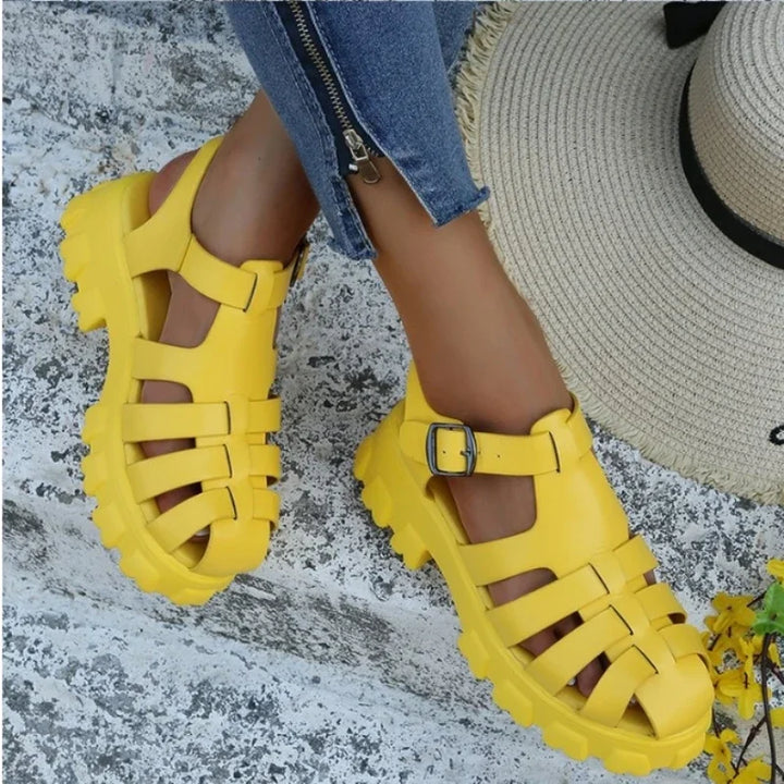 Mira | Fisherman Platform Lug Sandals