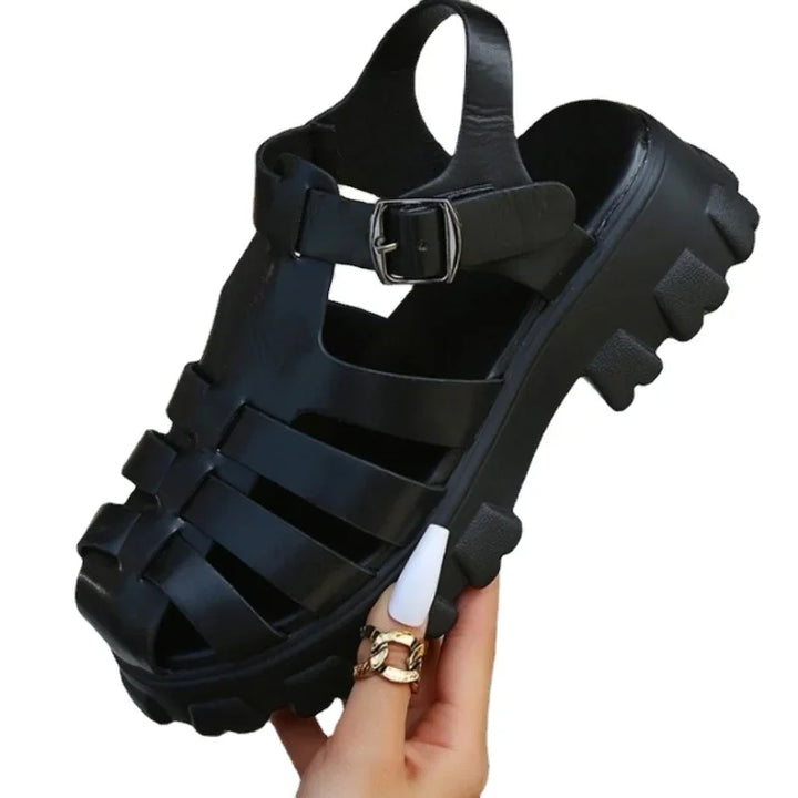 Mira | Fisherman Platform Lug Sandals