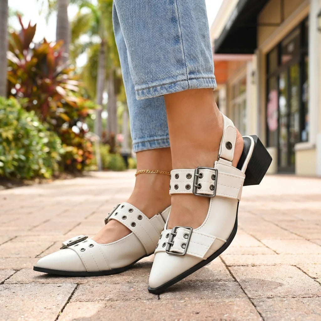 Sierra Buckle Heels