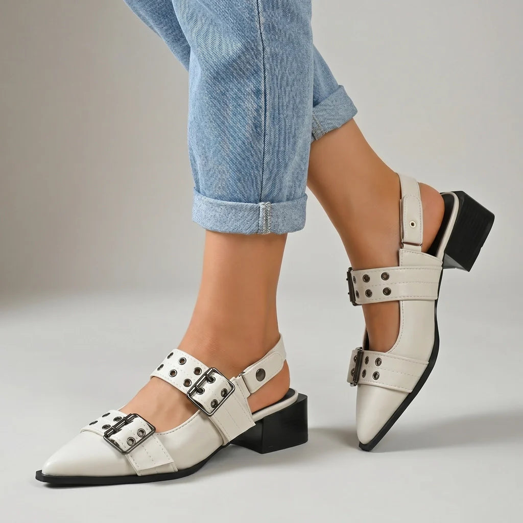 Sierra Buckle Heels