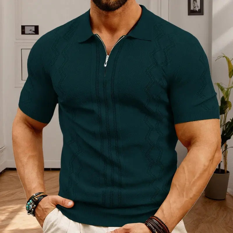 Kyler - Refined Luxe Trim Polo Tee