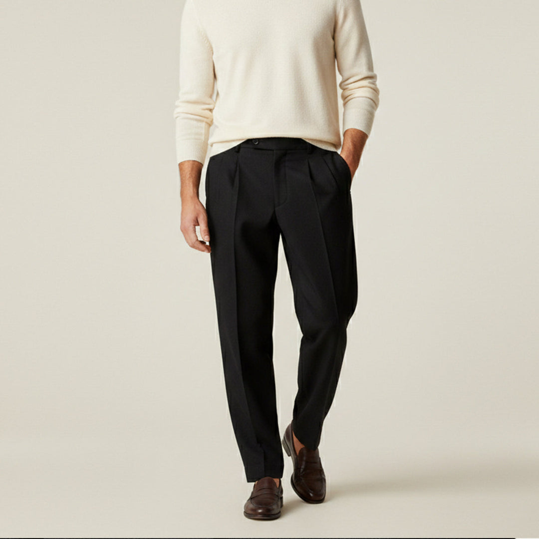 The Bologna Men’s Loose Fit Lightweight Linen Summer Pants