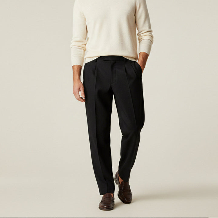The Bologna Men’s Loose Fit Lightweight Linen Summer Pants