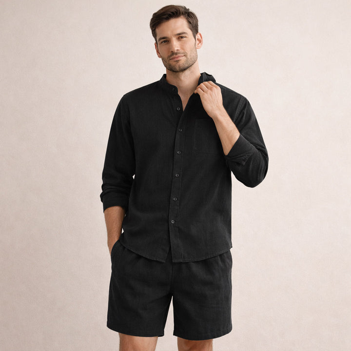 The Algrave Linen Set – Summer Co Ord for Men