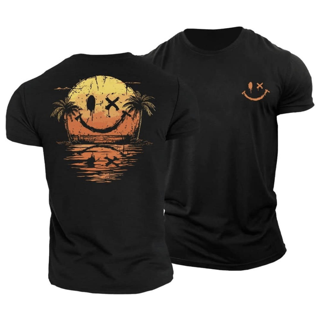 Tiernan - Minimalist Smiley Everyday Tee