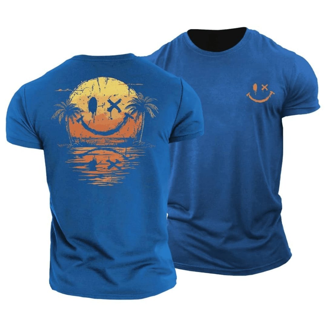Tiernan - Minimalist Smiley Everyday Tee