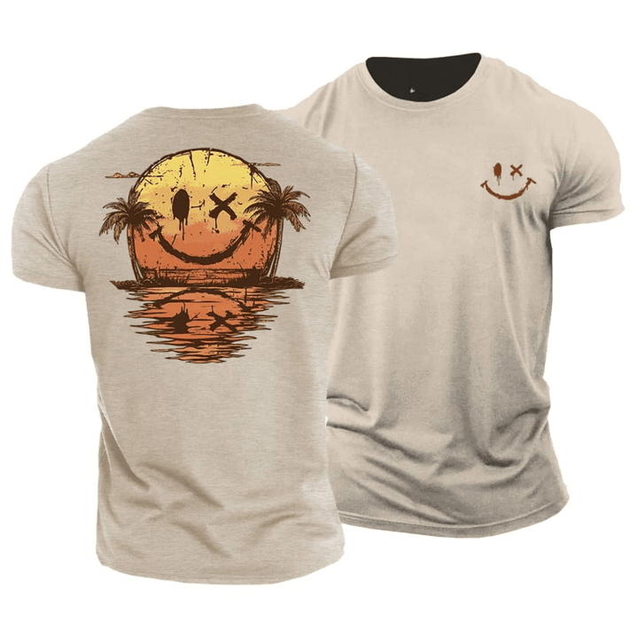 Tiernan - Minimalist Smiley Everyday Tee