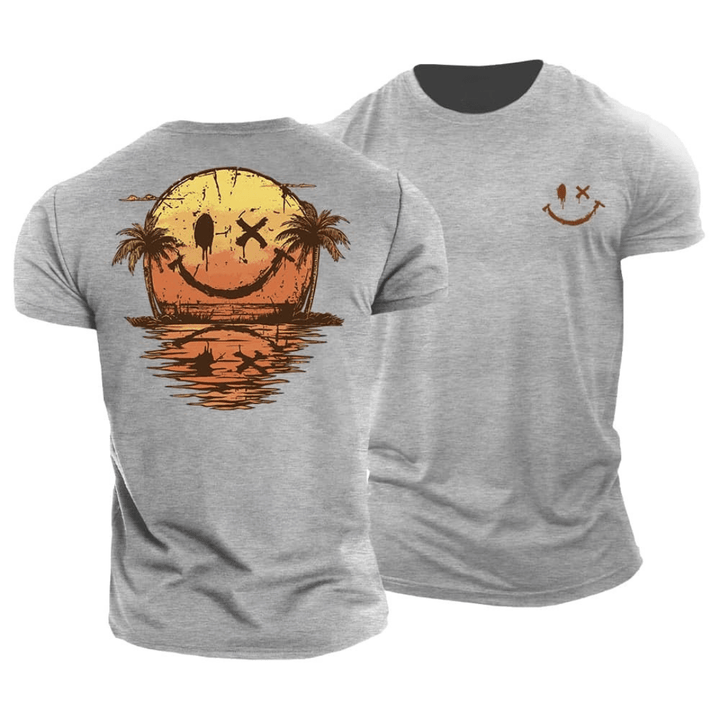 Tiernan - Minimalist Smiley Everyday Tee