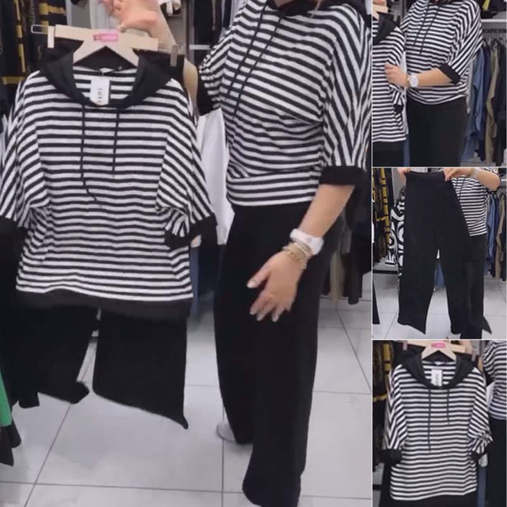 Chic Modern Top and Pants Ensemble for Any Occasion