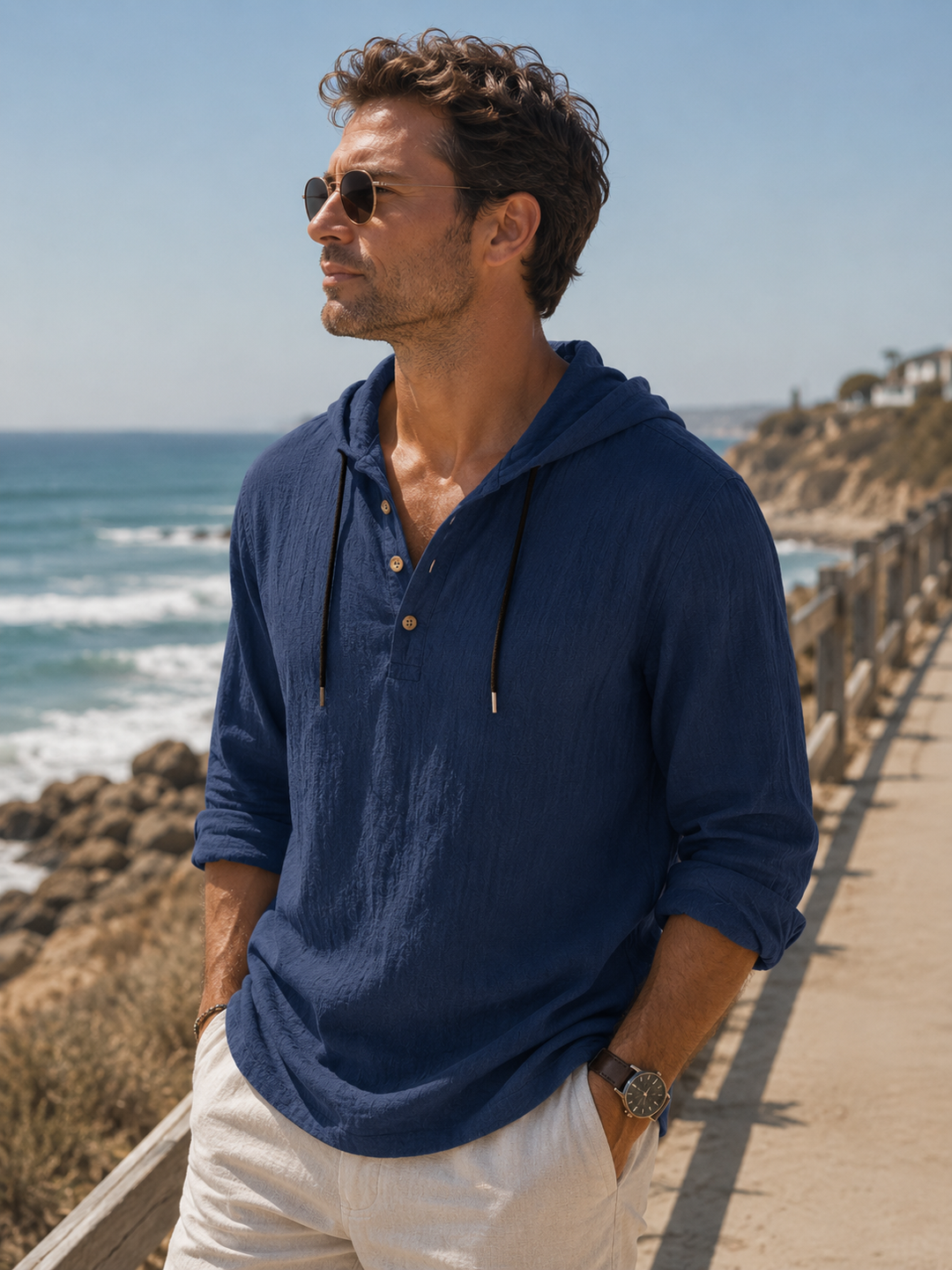 Tiernan - Relaxed Utility Hoodie Shirt