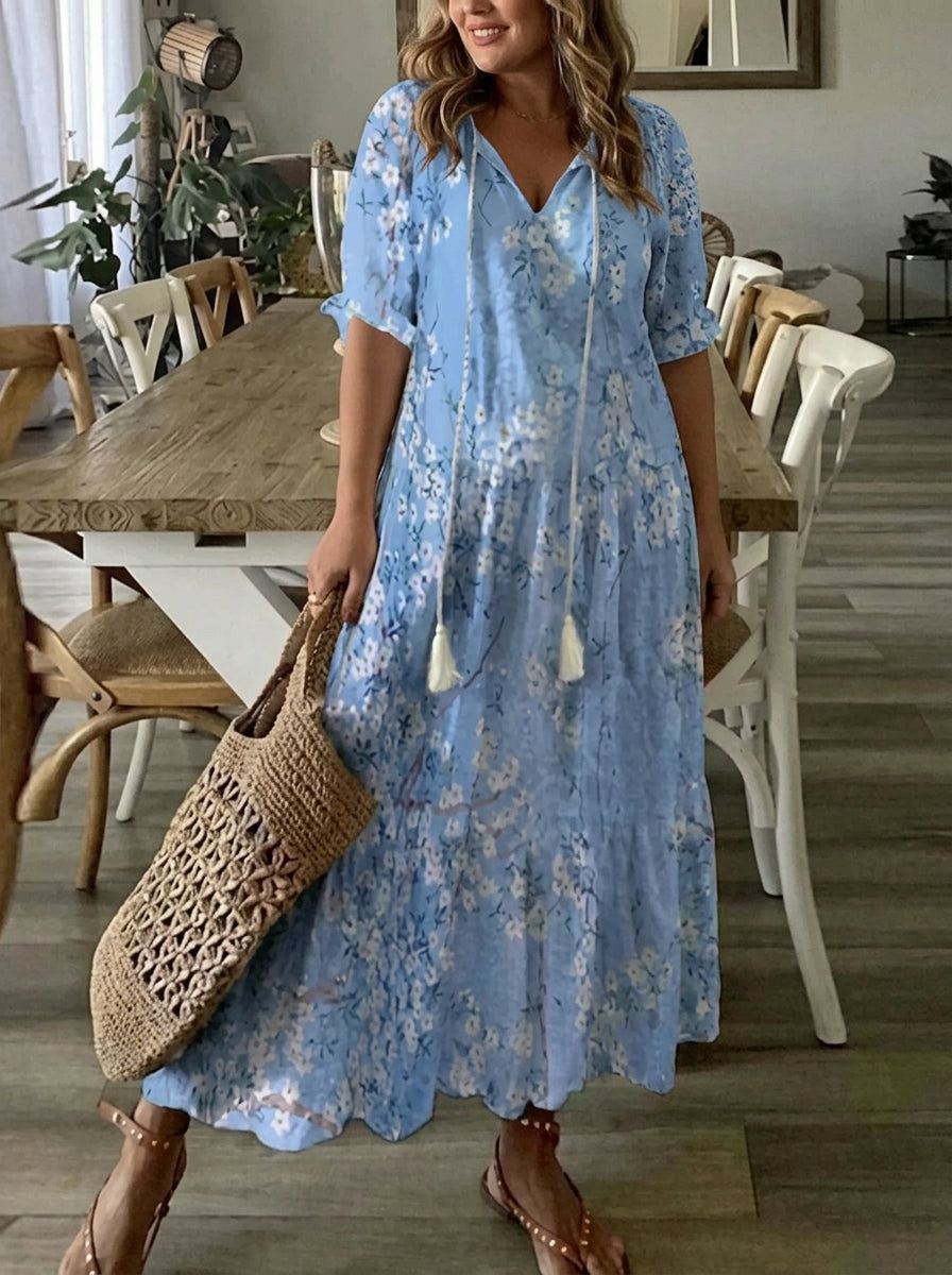Rosalind | Relaxed Floral Midi Dress